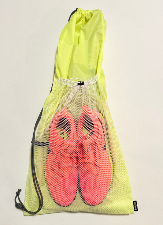 Packable Tennis Bag - Neon Yellow
