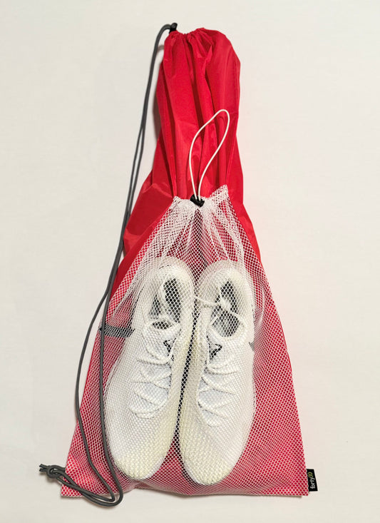 Packable Tennis Bag - Red