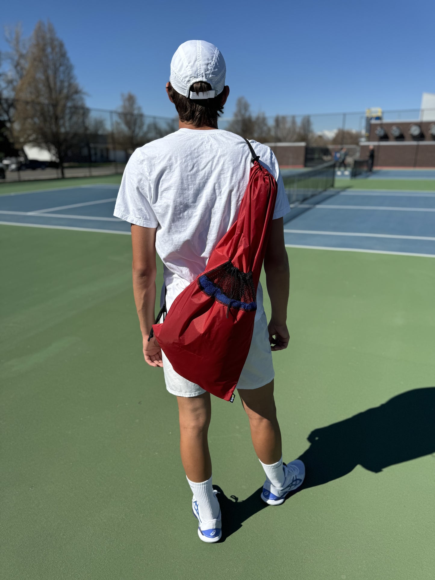 Packable Tennis Bag - Maroon